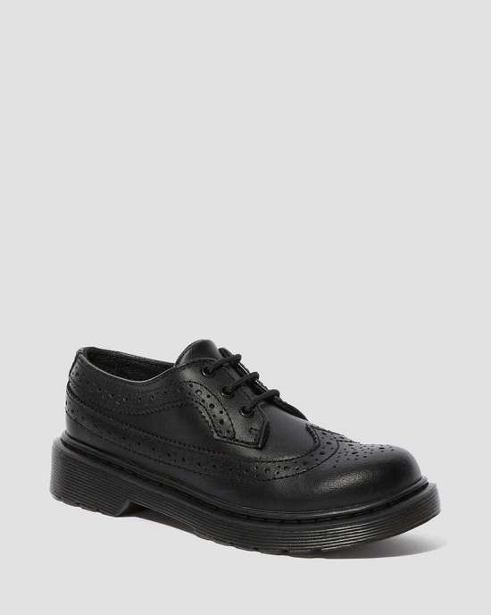 Tenis Dr. Martens 3989 Brogue Niña Negros MX-79154
